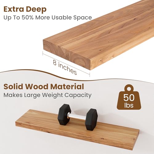 Floating Shelves for Wall Decor (2 Count)