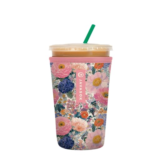 JavaSok Iced Coffee & Cold Soda Insulated Neoprene Cup Sleeve