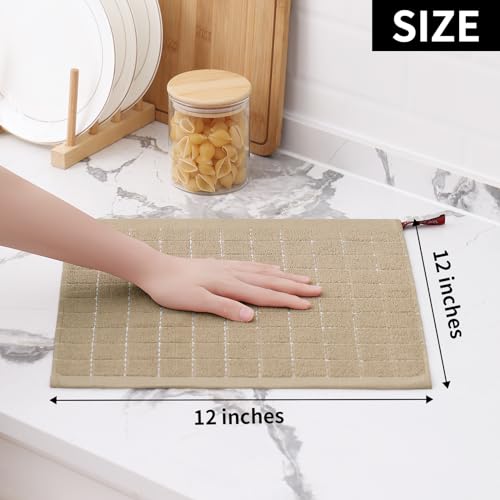 100% Cotton Terry Kitchen Dish Cloths (8 Count)