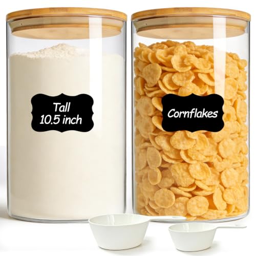 Flour Sugar Storage Containers 4 Qt (2 Count)