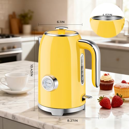 57oz Electric Kettle with Thermometer
