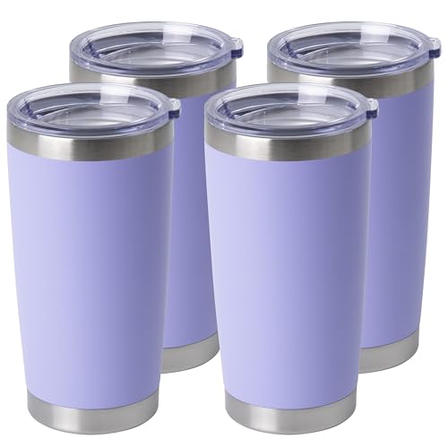 20oz Stainless Steel Tumblers Bulk (4 Count)