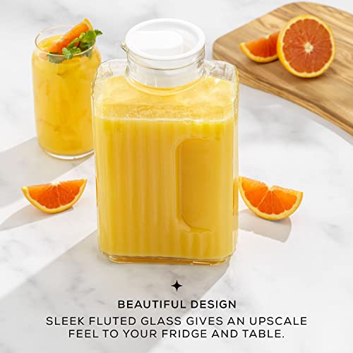 68oz Glass Pitcher with Lid