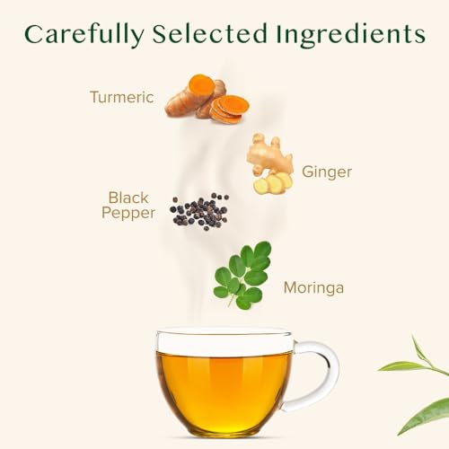 Turmeric Moringa Tea Bags (100 Count)