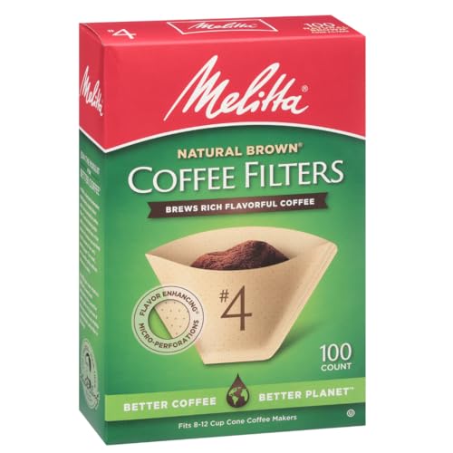 4 Unbleached Coffee Filters (600 Count)
