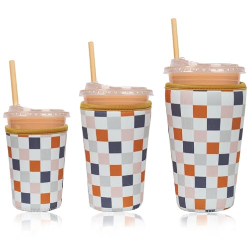 Reusable Insulated Neoprene Iced Coffee Cup Sleeve