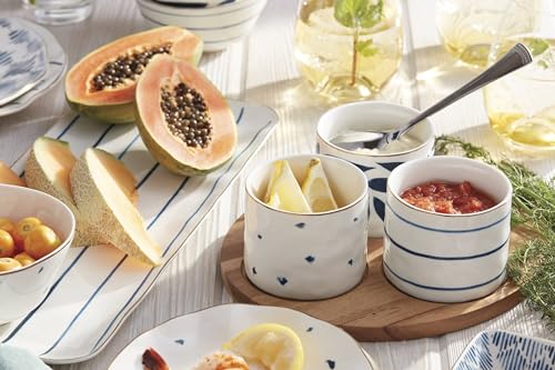 Blue Bay 4 Piece Snack Bowl & Tray Set (3 Count)