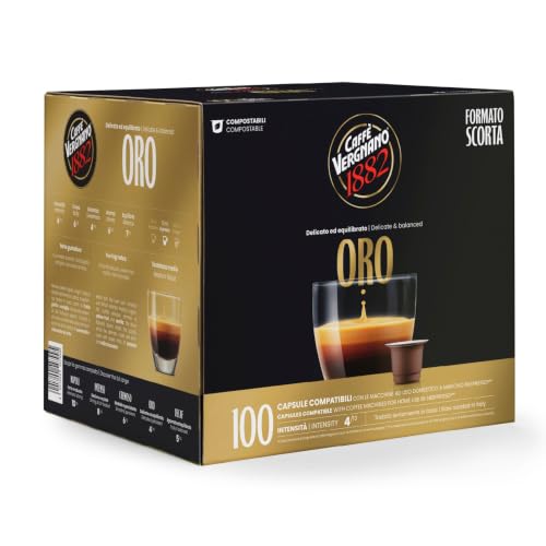Caffe Vergnano Oro Espresso Pods (100 Count)