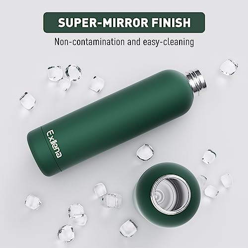 Slim Insulated Water Bottles for Travel 32oz with Clip