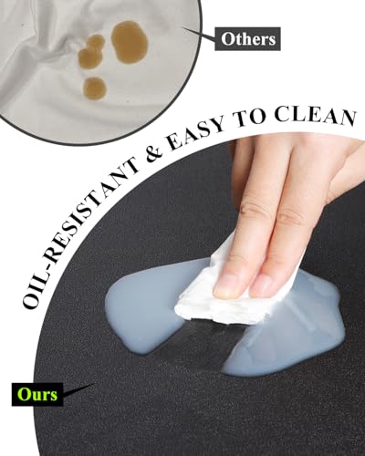 Black Plastic Table Cover Protector