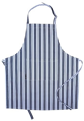 Cotton Aprons for Women with Pockets Adjustable Strap and Waist Ties Reusable Printed Aprons for Baking