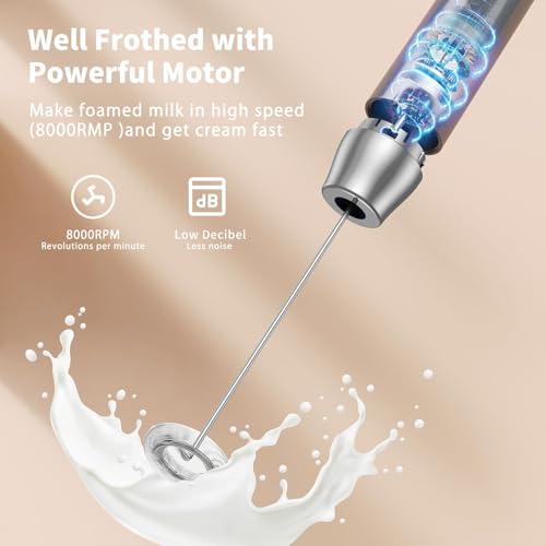 LunaFro Rechargeable Milk Frother