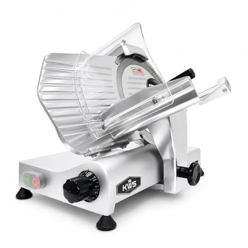 10" Electric Meat Slicer with Bread Slicing Attachment