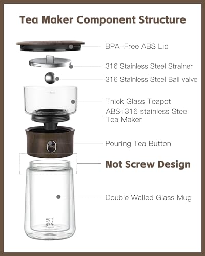 Glass Infuser Teapot