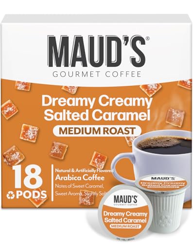 Salted Caramel Flavored Coffee Pods (18 Count)
