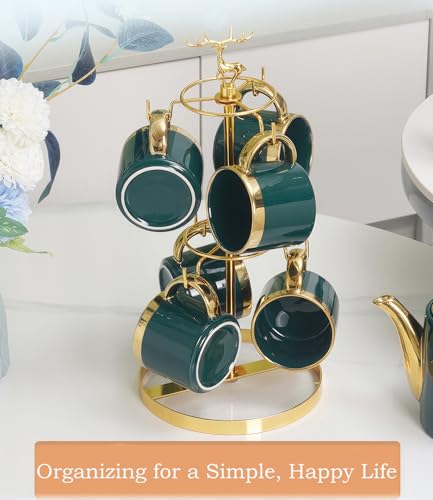 Christmas Elk Coffee Mug Tree Holder for Counter