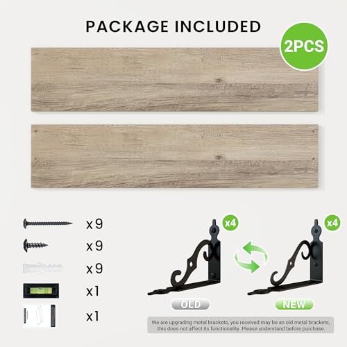 Floating Shelves for Wall Decor (2 Count)