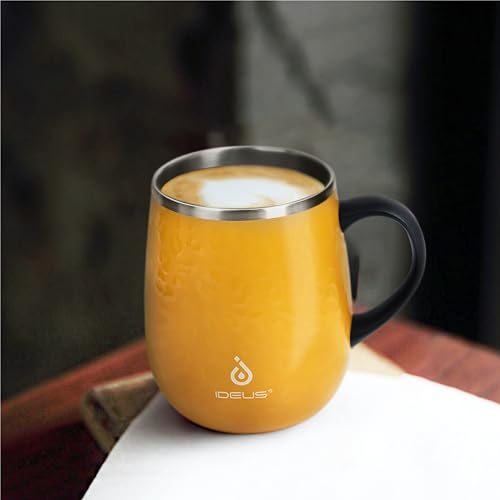 16 oz Insulated Coffee Mug with Lid and Handle