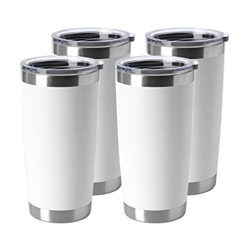 20oz Stainless Steel Tumblers Bulk (4 Count)