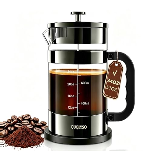 French Press Coffee Maker 34oz