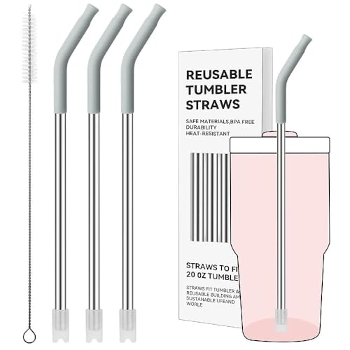 Straight Metal Straws for Stanley 20oz