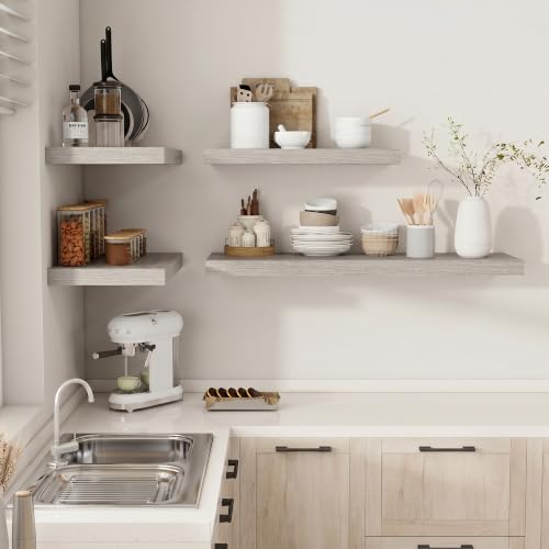 Deep Floating Shelves 55x12” Set of 2 (2 Count)