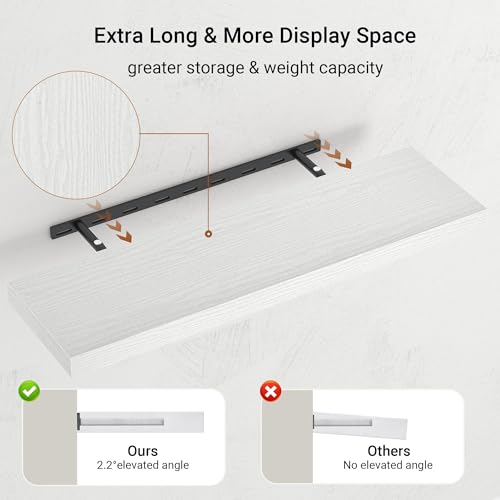 Single Floating Shelves 36x10” Set of 1