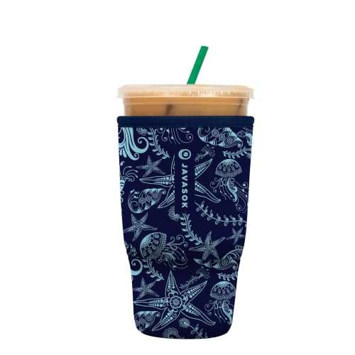 JavaSok Iced Coffee & Cold Soda Insulated Neoprene Cup Sleeve