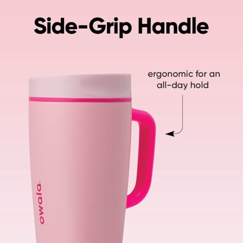 SmoothSip Slider Stainless Steel Insulated Travel Mug with Handle