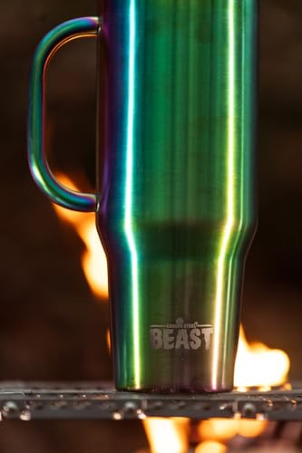 Beast 50 oz Tumbler with Handle Stainless Steel Vacuum Insulated Coffee Ice Cup Double Wall Travel Flask