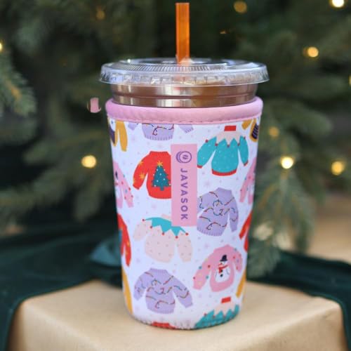 JavaSok Iced Coffee & Cold Soda Insulated Neoprene Cup Sleeve
