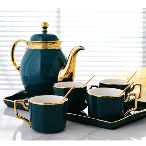 Tea Cups and Tray Set of 14 Pieces
