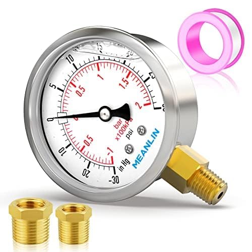 30inHG~30Psi Stainless Steel 1
