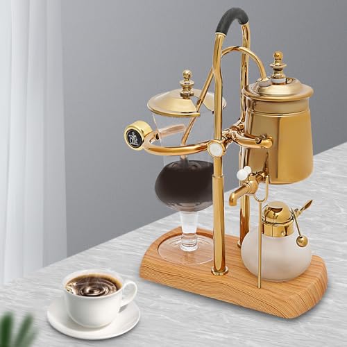 400ML Coffee Maker Belgian Luxury Royal Family Balance Syphon Coffee Maker Belgium Siphon Brewer Elegant Design Retro