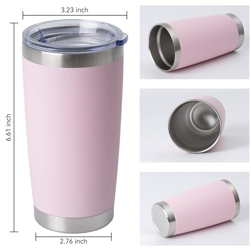 20oz Stainless Steel Tumblers Bulk (4 Count)