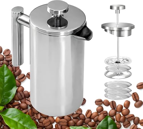 Small French Press Coffee Maker 1 Cup