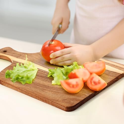 16 Pcs Acacia Wood Cutting Boards (16 Count)