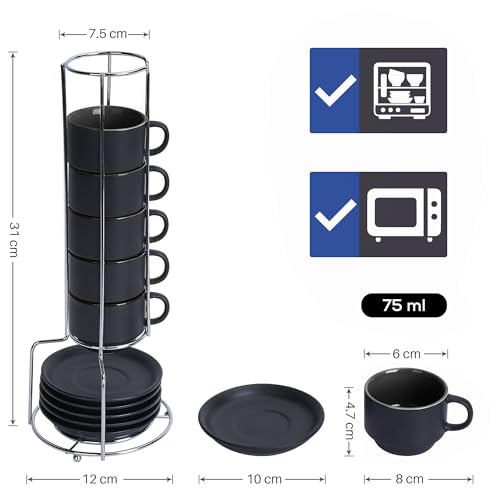 6 Espresso Cups (6 Count)