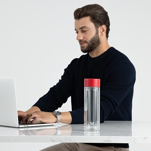 Glass Multi Tea Infuser Bottle 14oz