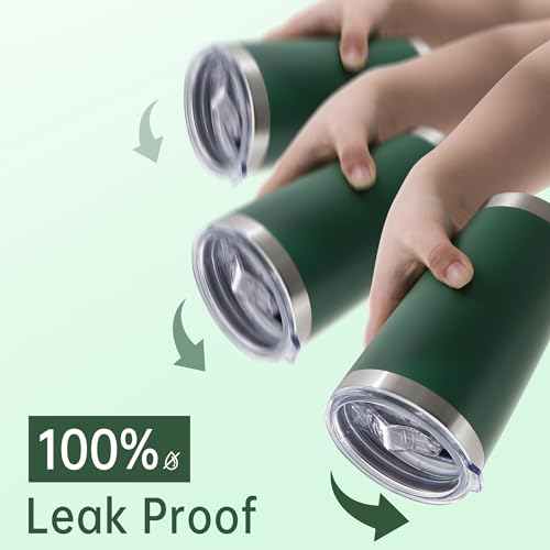 20 oz Tumblers Bulk Stainless Steel Tumbler with Lid (12 Count)