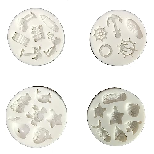 Lovely Small Items Silicone Fondant Molds Set For Cake Topper