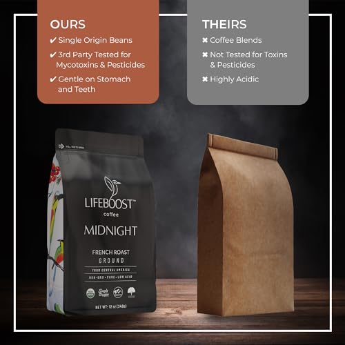 Midnight French Roast Coffee Ground (12 Ounce)