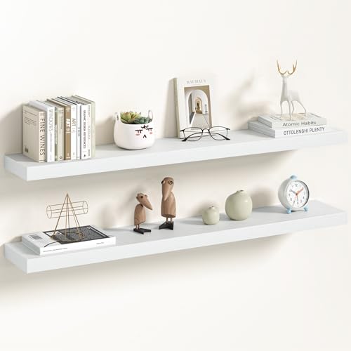 40 Inch Floating Shelves Wall Mounted for Display (2 Count)