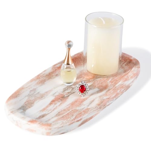 Natural Marble Tray for Bathroom Countertop