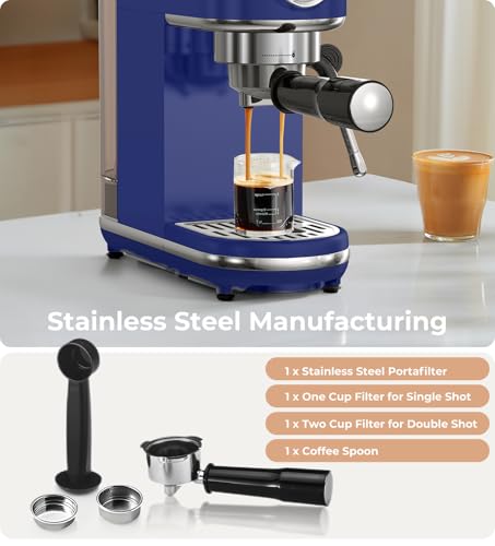 20 Bar Espresso Machine with Milk Frother
