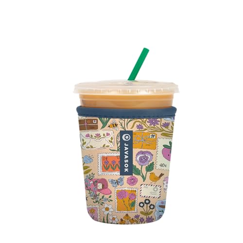 JavaSok Iced Coffee & Cold Soda Insulated Neoprene Cup Sleeve