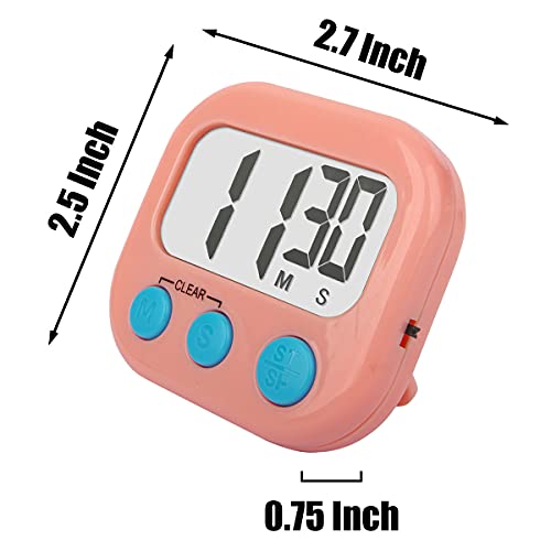 Digital Kitchen Timers for Cooking (12 Count)