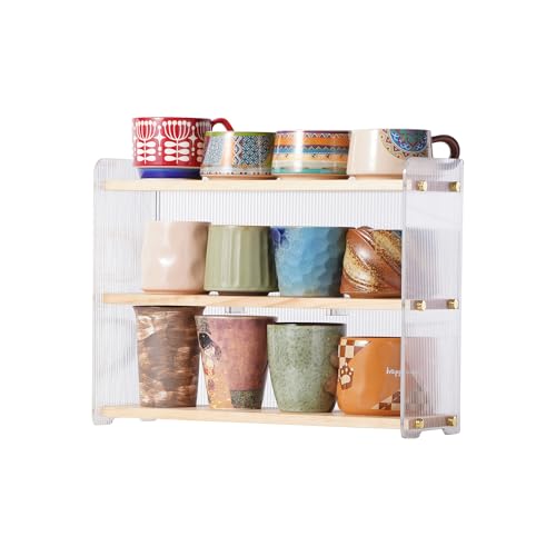 Coffee Mug Holder Wooden Cup Station Organizer 3