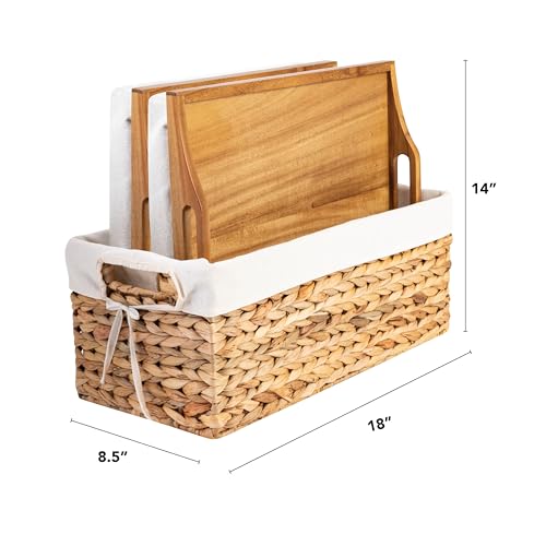 Wood Lap Tray
