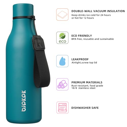 18oz Insulated Water Bottle